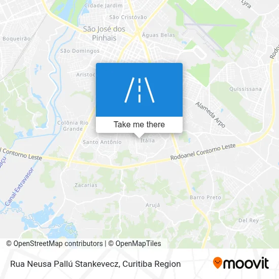 Rua Neusa Pallú Stankevecz map