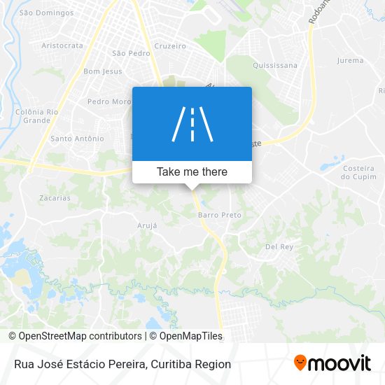 Rua José Estácio Pereira map