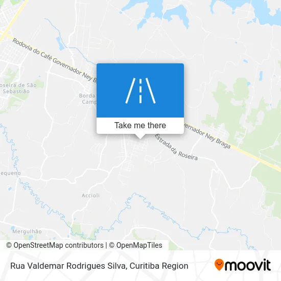 Rua Valdemar Rodrigues Silva map