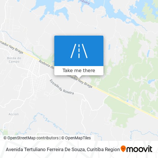 Avenida Tertuliano Ferreira De Souza map