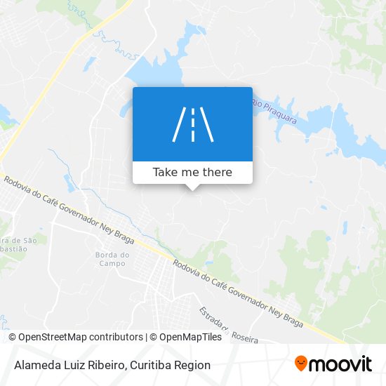 Mapa Alameda Luiz Ribeiro