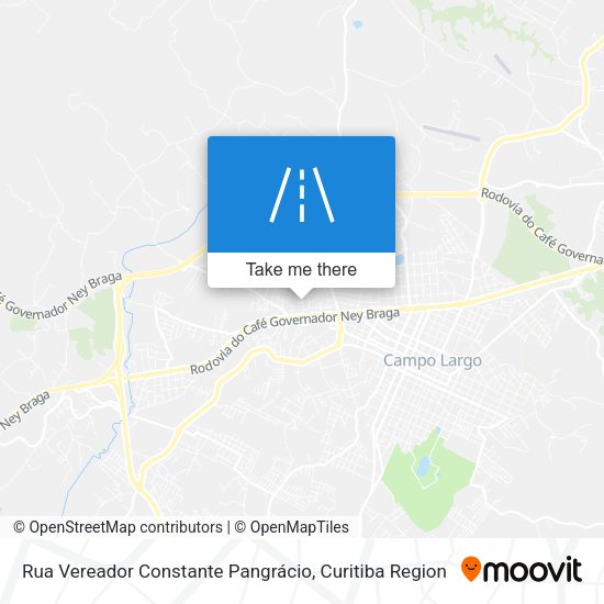 Rua Vereador Constante Pangrácio map