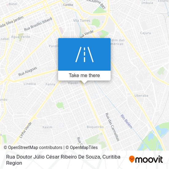 Rua Doutor Júlio César Ribeiro De Souza map