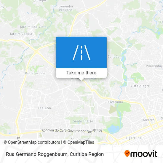 Rua Germano Roggenbaum map