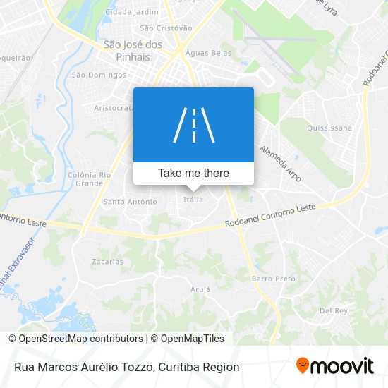 Rua Marcos Aurélio Tozzo map