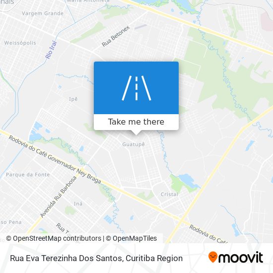 Mapa Rua Eva Terezinha Dos Santos