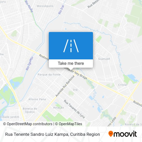 Rua Tenente Sandro Luiz Kampa map