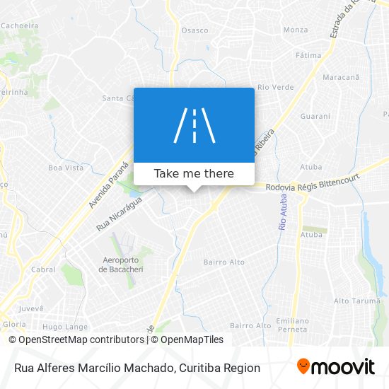 Rua Alferes Marcílio Machado map