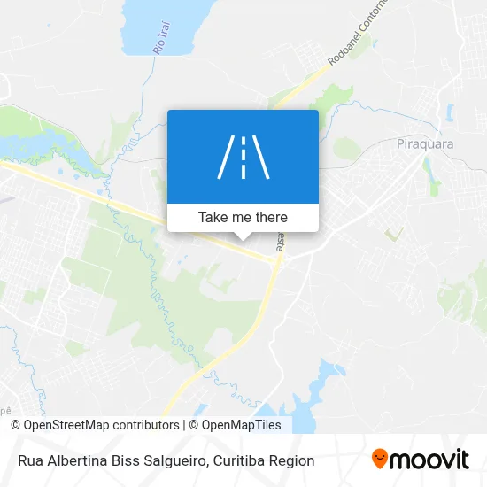 Rua Albertina Biss Salgueiro map