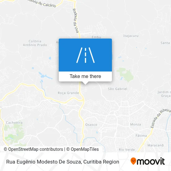 Rua Eugênio Modesto De Souza map