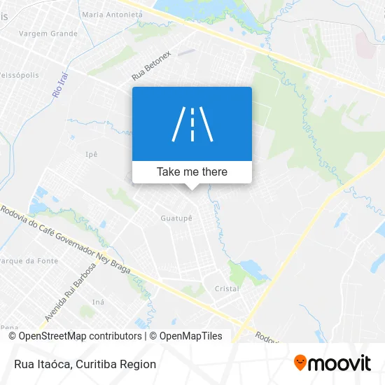 Rua Itaóca map