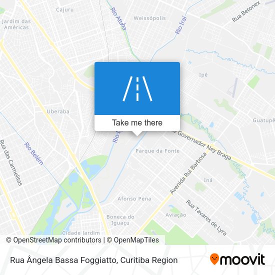 Rua Ângela Bassa Foggiatto map