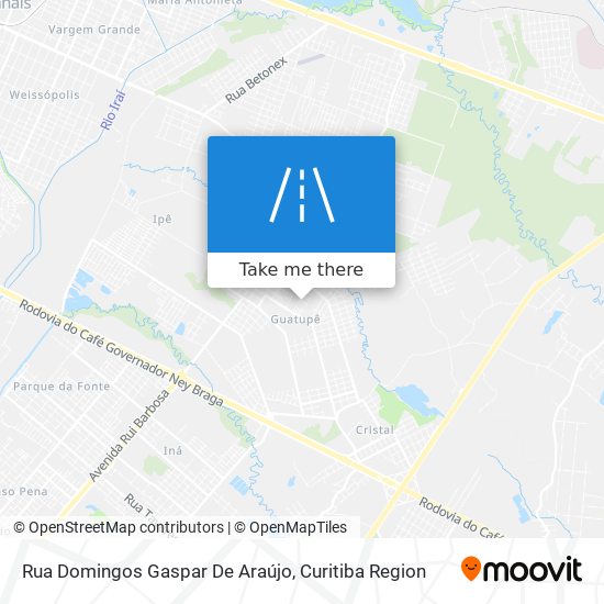 Rua Domingos Gaspar De Araújo map