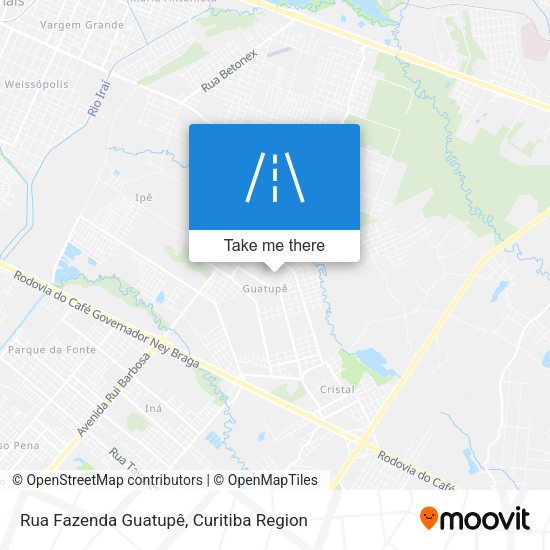 Rua Fazenda Guatupê map