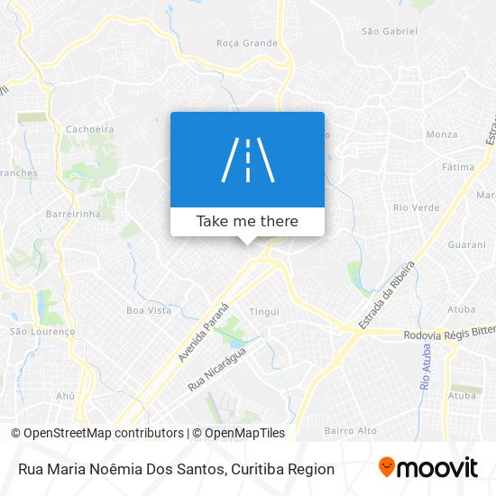 Mapa Rua Maria Noêmia Dos Santos