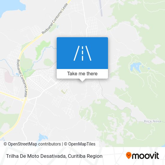 Trilha De Moto Desativada map