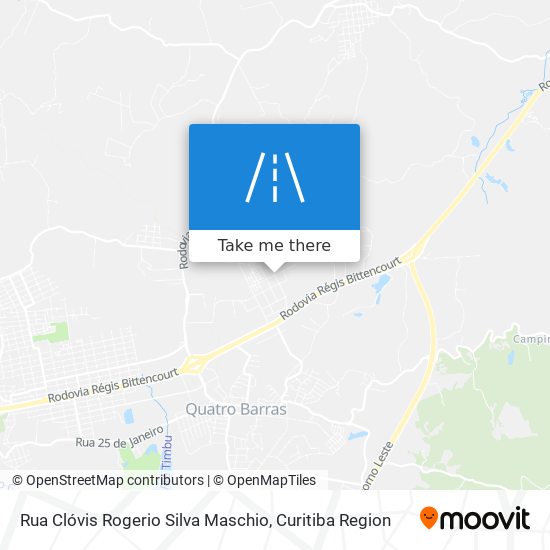 Rua Clóvis Rogerio Silva Maschio map