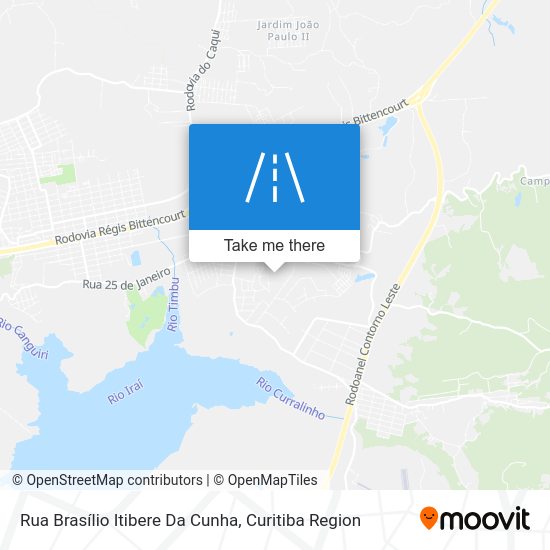 Rua Brasílio Itibere Da Cunha map