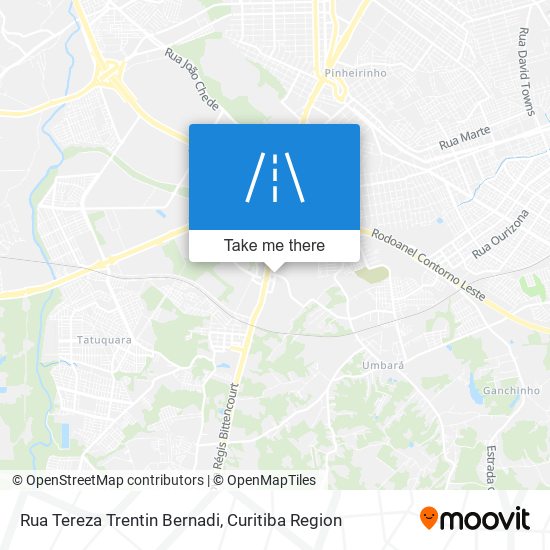 Rua Tereza Trentin Bernadi map