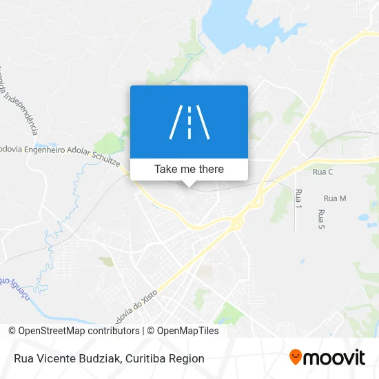 Rua Vicente Budziak map