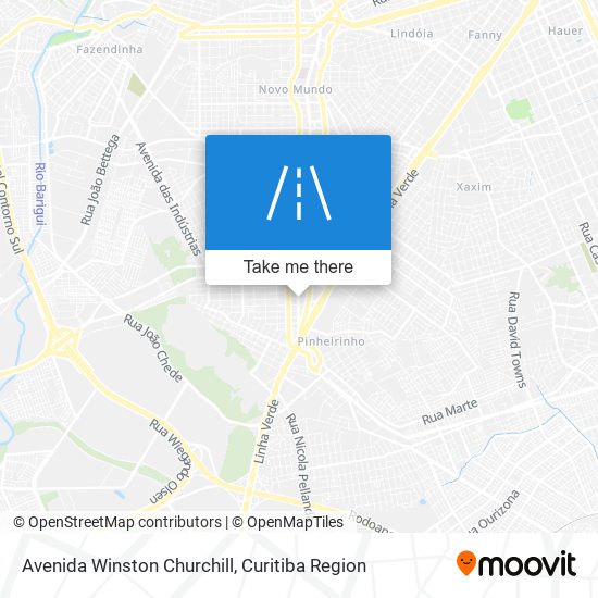 Mapa Avenida Winston Churchill