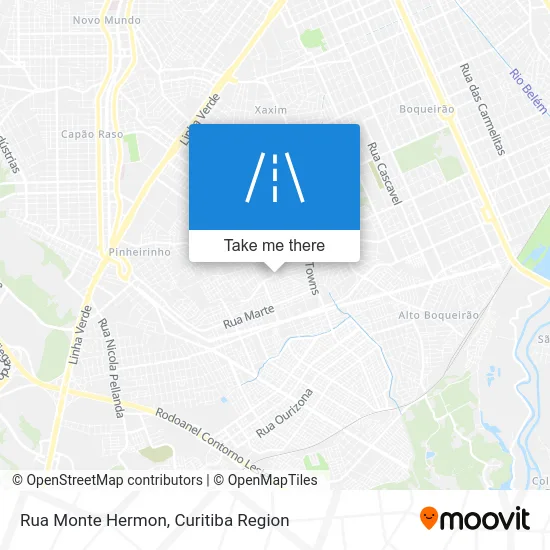 Rua Monte Hermon map