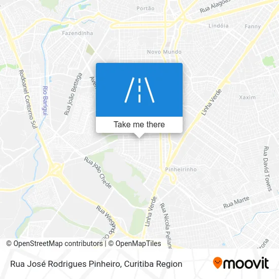 Rua José Rodrigues Pinheiro map