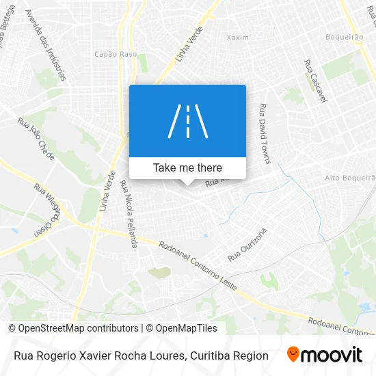 Rua Rogerio Xavier Rocha Loures map