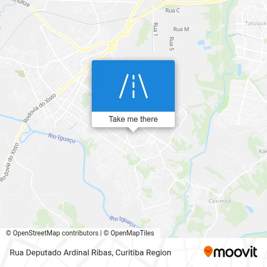 Rua Deputado Ardinal Ribas map