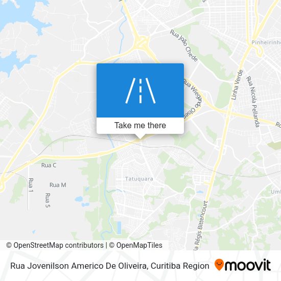 Rua Jovenilson Americo De Oliveira map