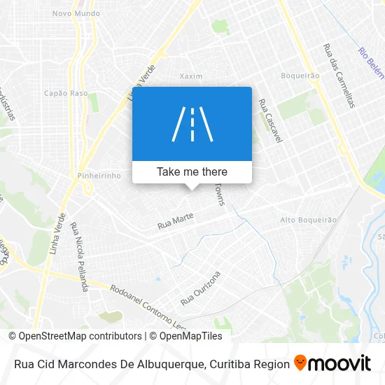 Rua Cid Marcondes De Albuquerque map