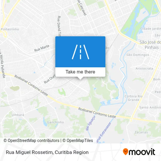 Rua Miguel Rossetim map