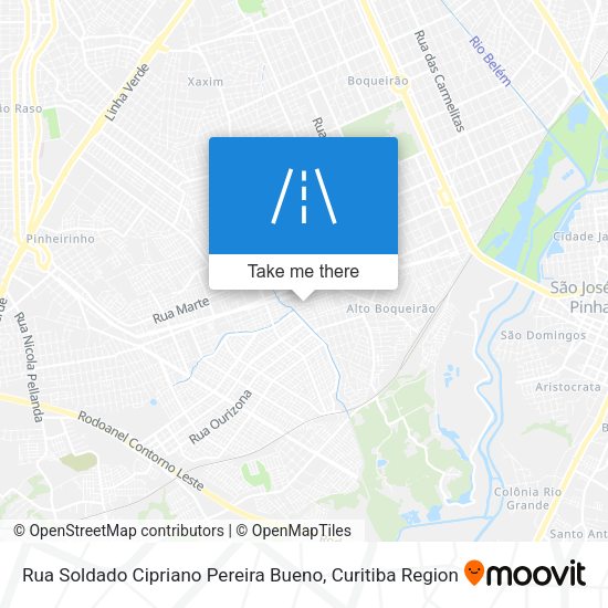 Rua Soldado Cipriano Pereira Bueno map