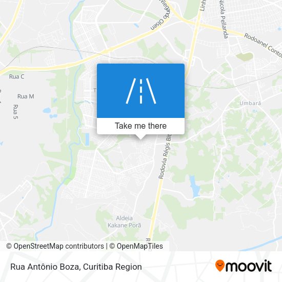Rua Antônio Boza map