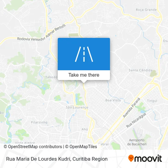 Rua Maria De Lourdes Kudri map