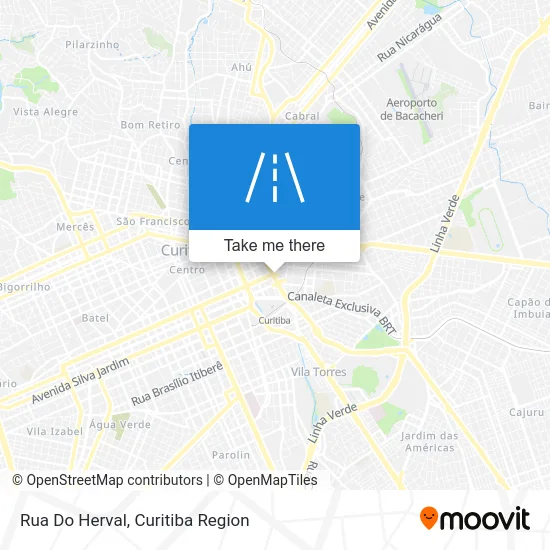 Rua Do Herval map