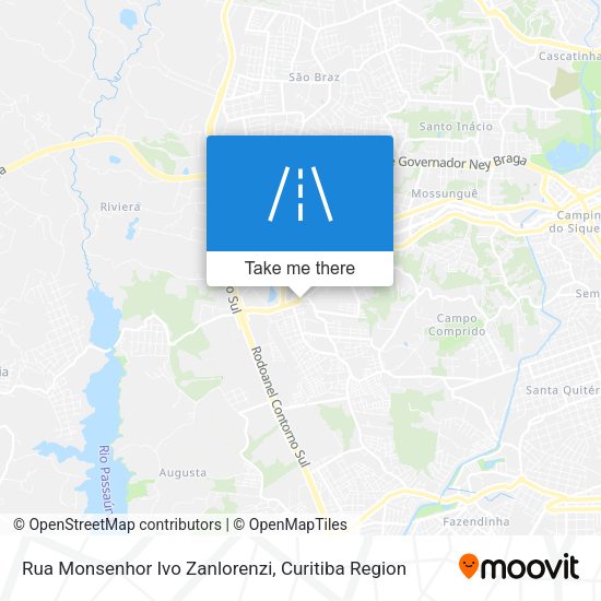 Rua Monsenhor Ivo Zanlorenzi map