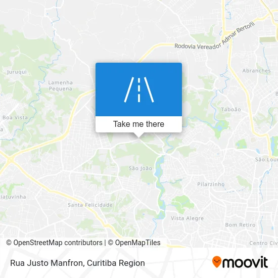 Rua Justo Manfron map