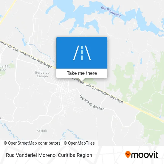 Rua Vanderlei Moreno map