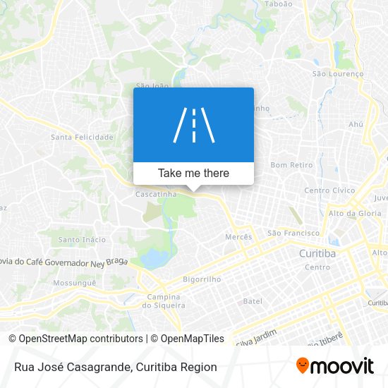 Rua José Casagrande map