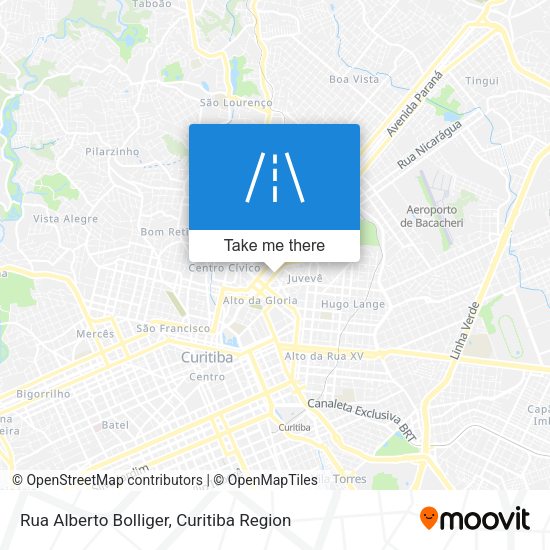 Rua Alberto Bolliger map
