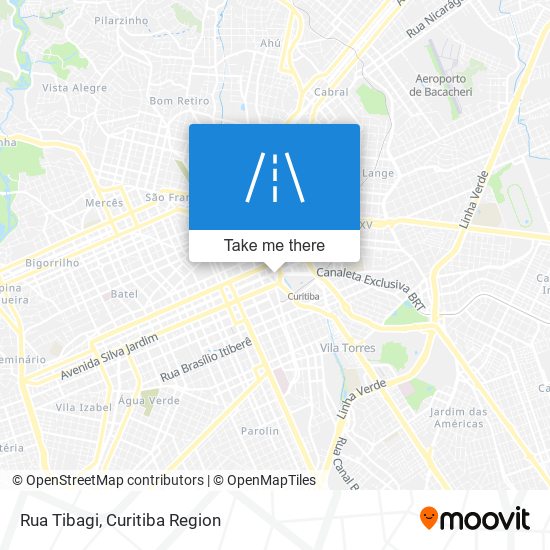 Mapa Rua Tibagi