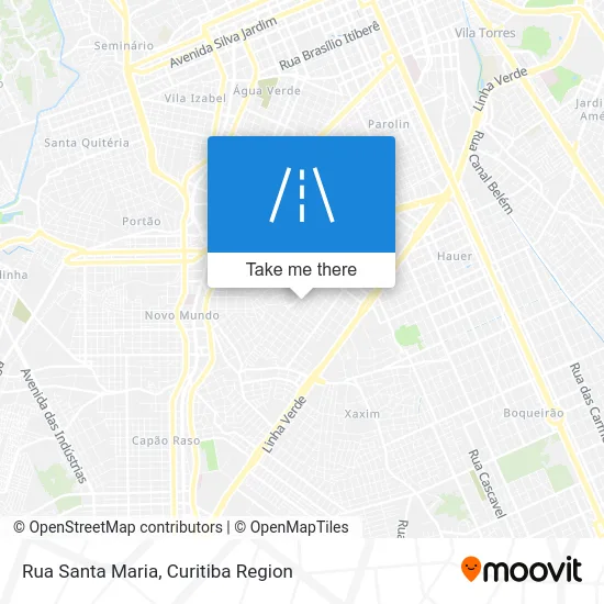Rua Santa Maria map