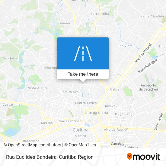 Rua Euclides Bandeira map
