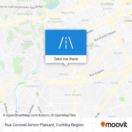 Rua Coronel Airton Plaisant map