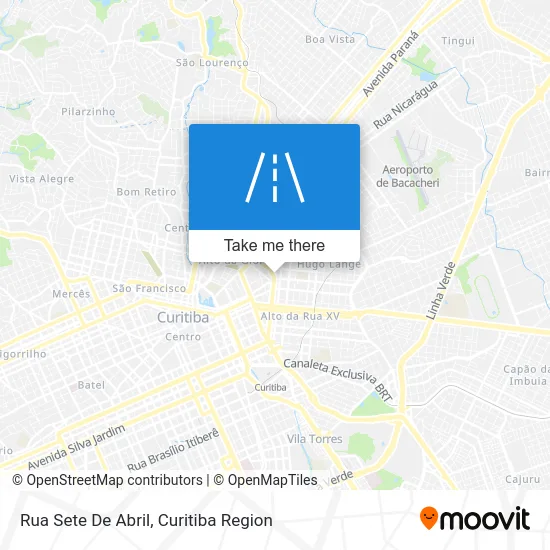 Rua Sete De Abril map