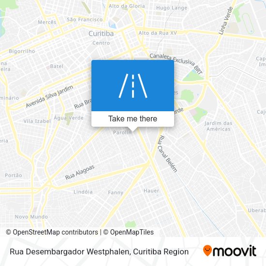 Rua Desembargador Westphalen map