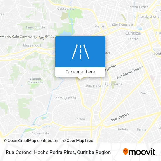 Rua Coronel Hoche Pedra Pires map
