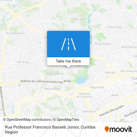 Rua Professor Francisco Basseti Júnior map