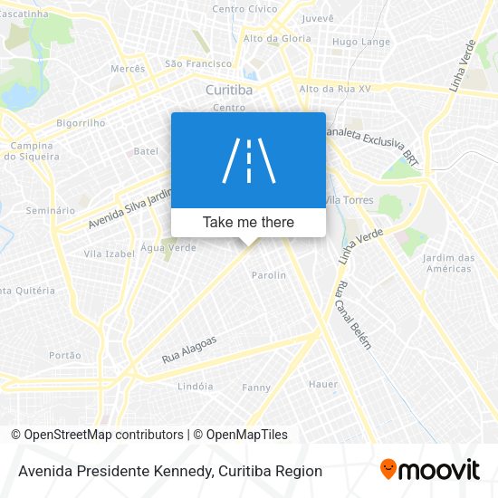 Avenida Presidente Kennedy map